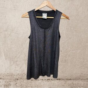 Vocal laser cut Beaded Tank NWT